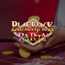Blackjack Party game by Evolution – logo hosted on Kyngs Casino