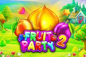 Fruit Party 2 online game logo by Pragmatic Play on kyngs-casino.pl