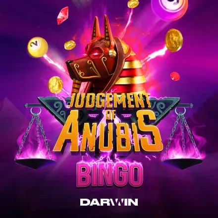 Judgement of Anubis Bingo slot visual from Darwin Gaming available on kyngs-casino.pl