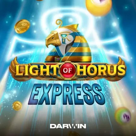 Light of Horus Express slot icon by Darwin Gaming, available at Kyngs Casino